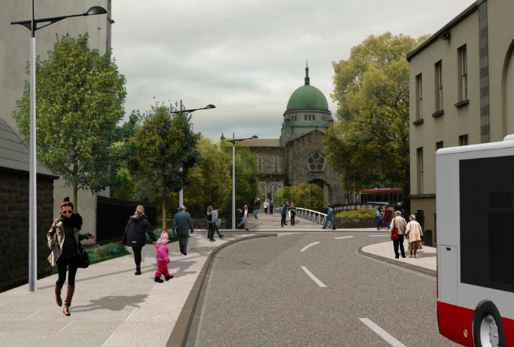 Nowy most przy Katedrze w Galway