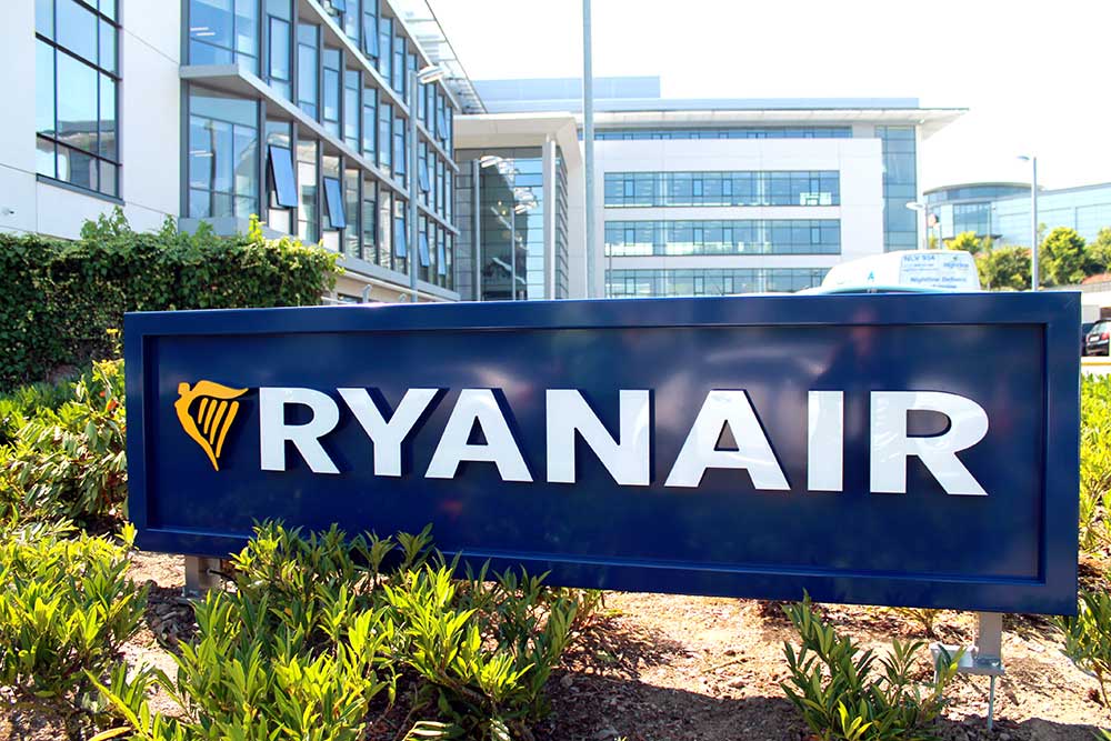 Kara dla Ryanair w wysokości €3,000,000