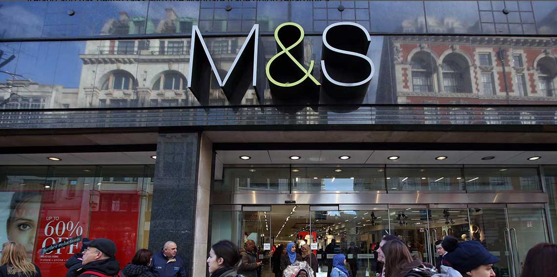 Zwolnienia w 7 sklepach Marks & Spencer w Irlandii