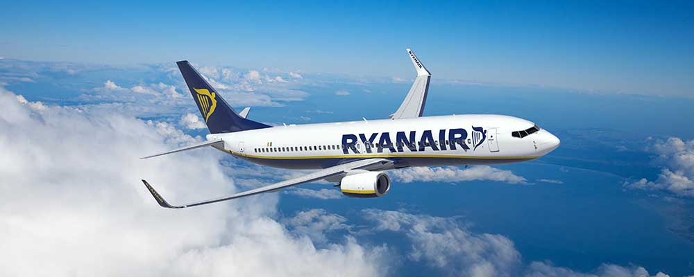 Dwie osoby chore na pokładzie Ryanair z Poznania do Dublina
