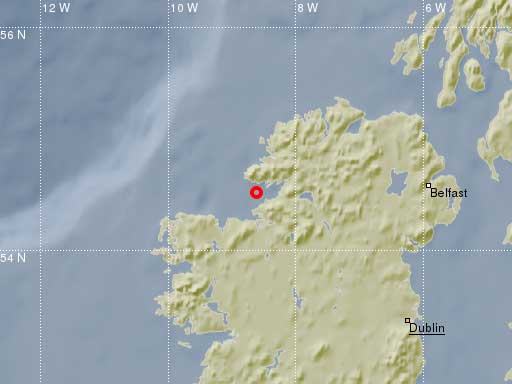 Trzęsienie ziemi w Donegal
