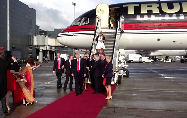 Donald Trump wyląduje w Shannon – spodziewane minimalne opóźnienia