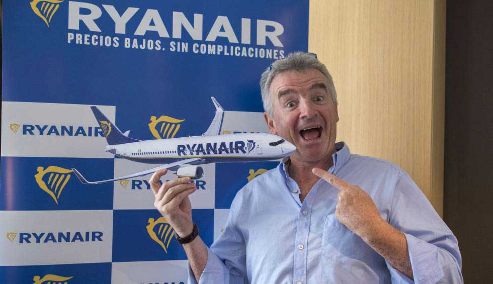 Ile zarabia szef Ryanaira?